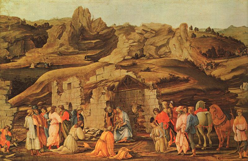 Filippino Lippi The Adoration of the Kings oil painting image